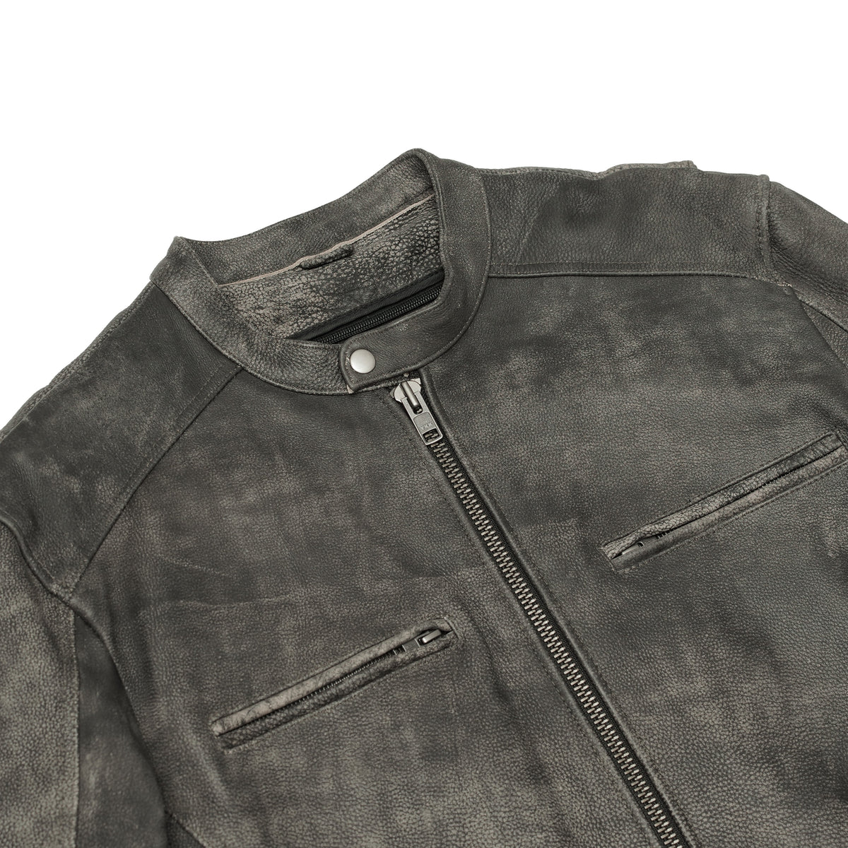 Men's Antique Brown Motorcycle Cruiser Jacket
