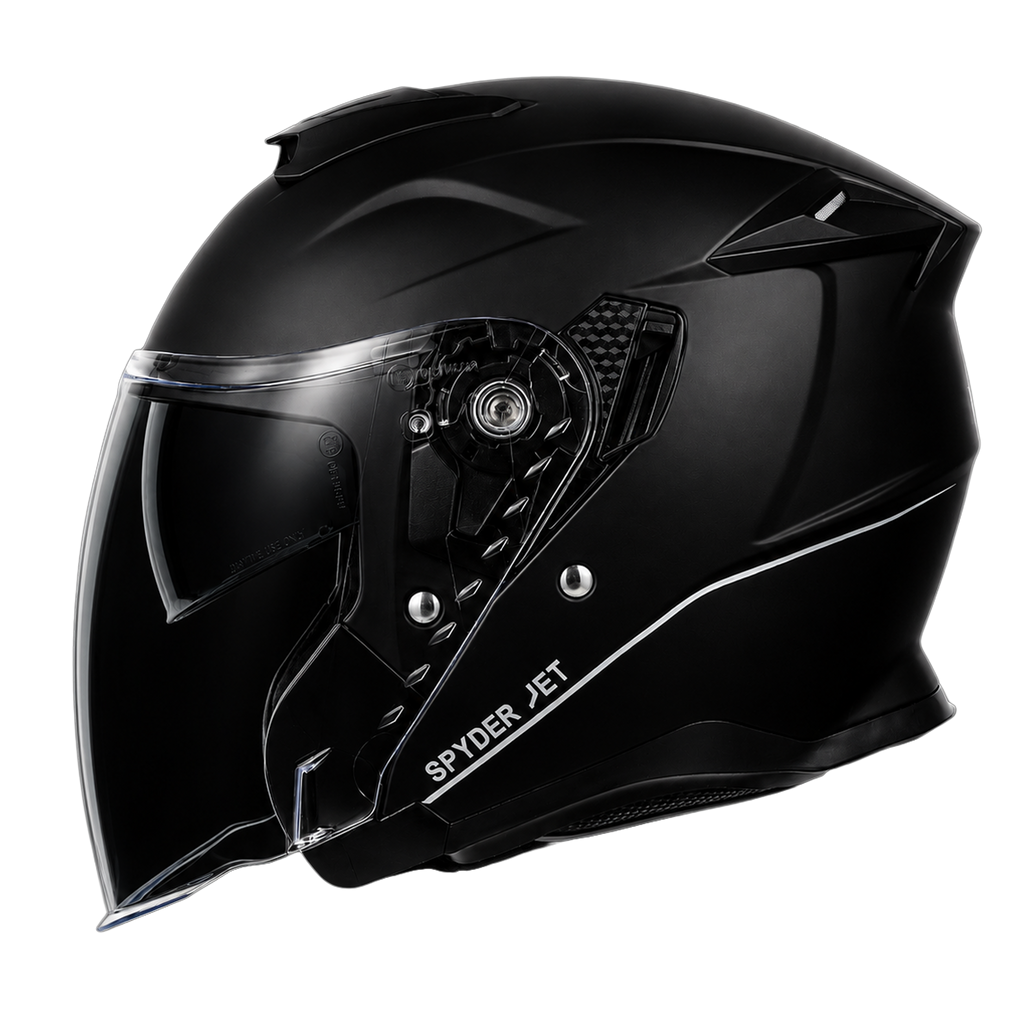 D.O.T. & ECE Daytona Spyder Jet- Dull Black