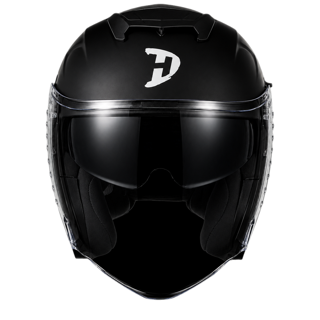 D.O.T. & ECE Daytona Spyder Jet- Dull Black