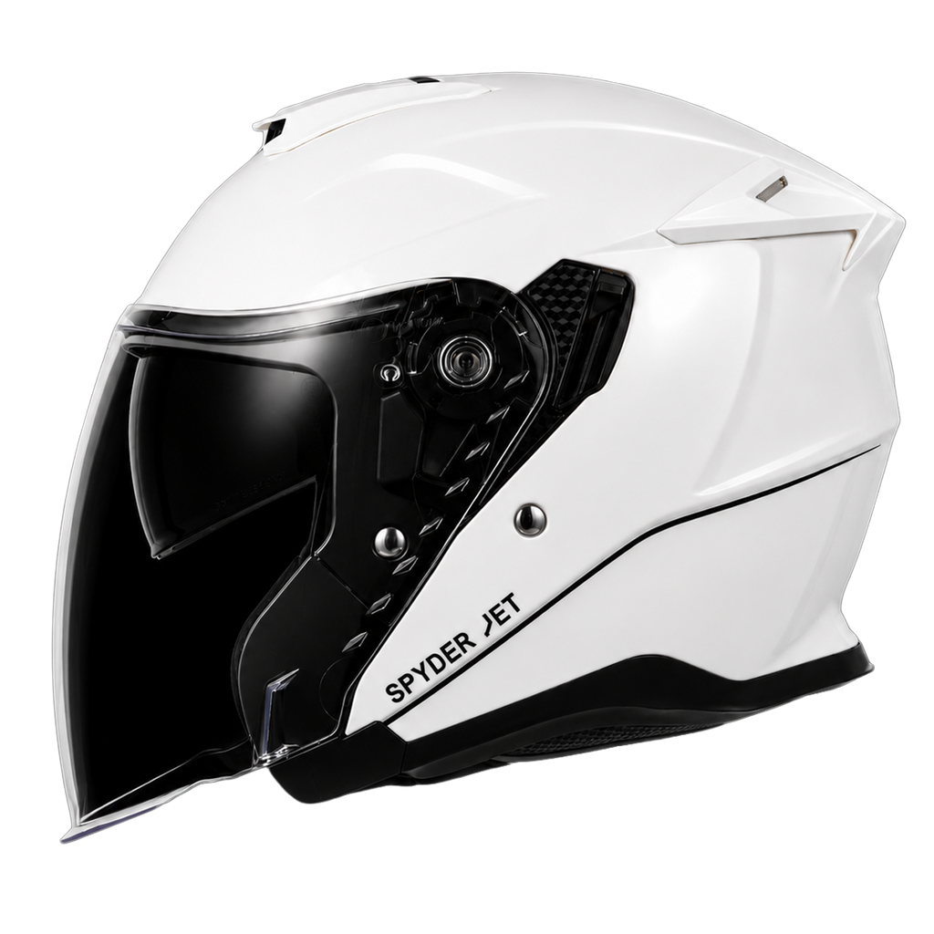D.O.T. & ECE Daytona Spyder Jet- Hi-Gloss White