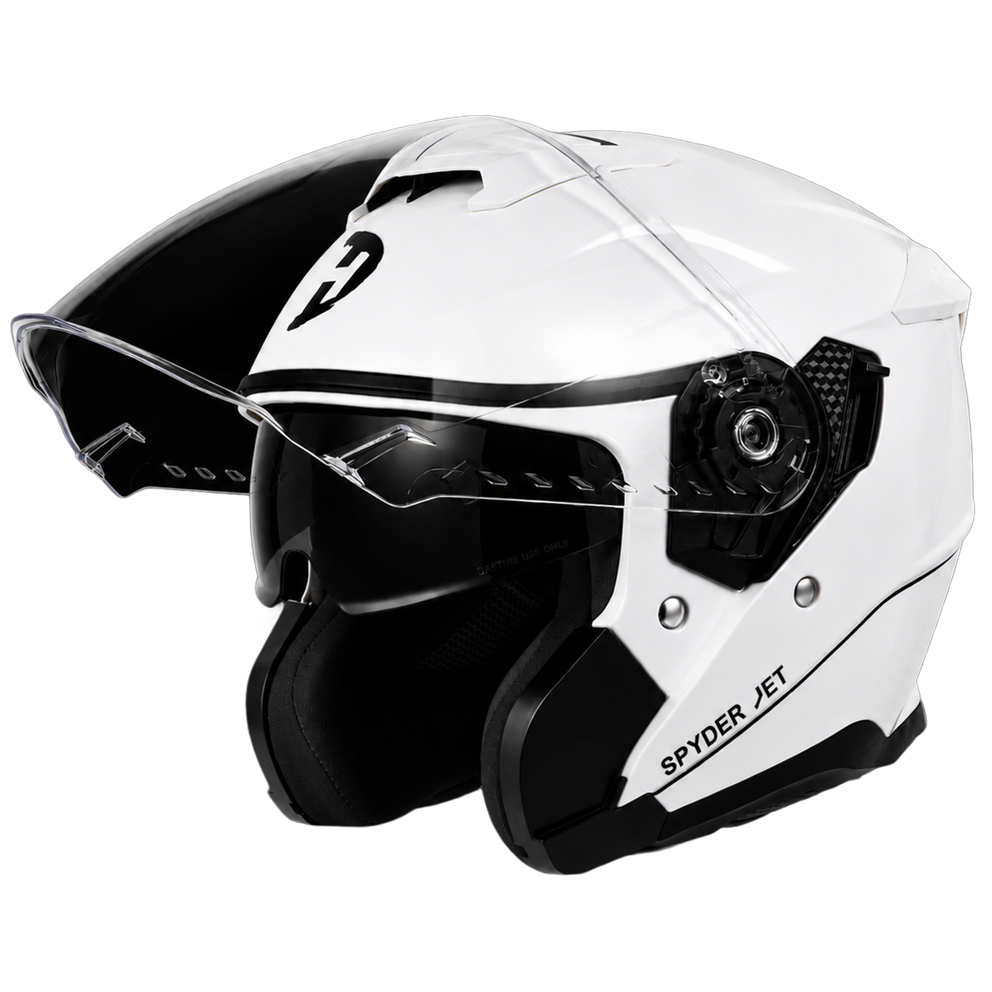 D.O.T. & ECE Daytona Spyder Jet- Hi-Gloss White