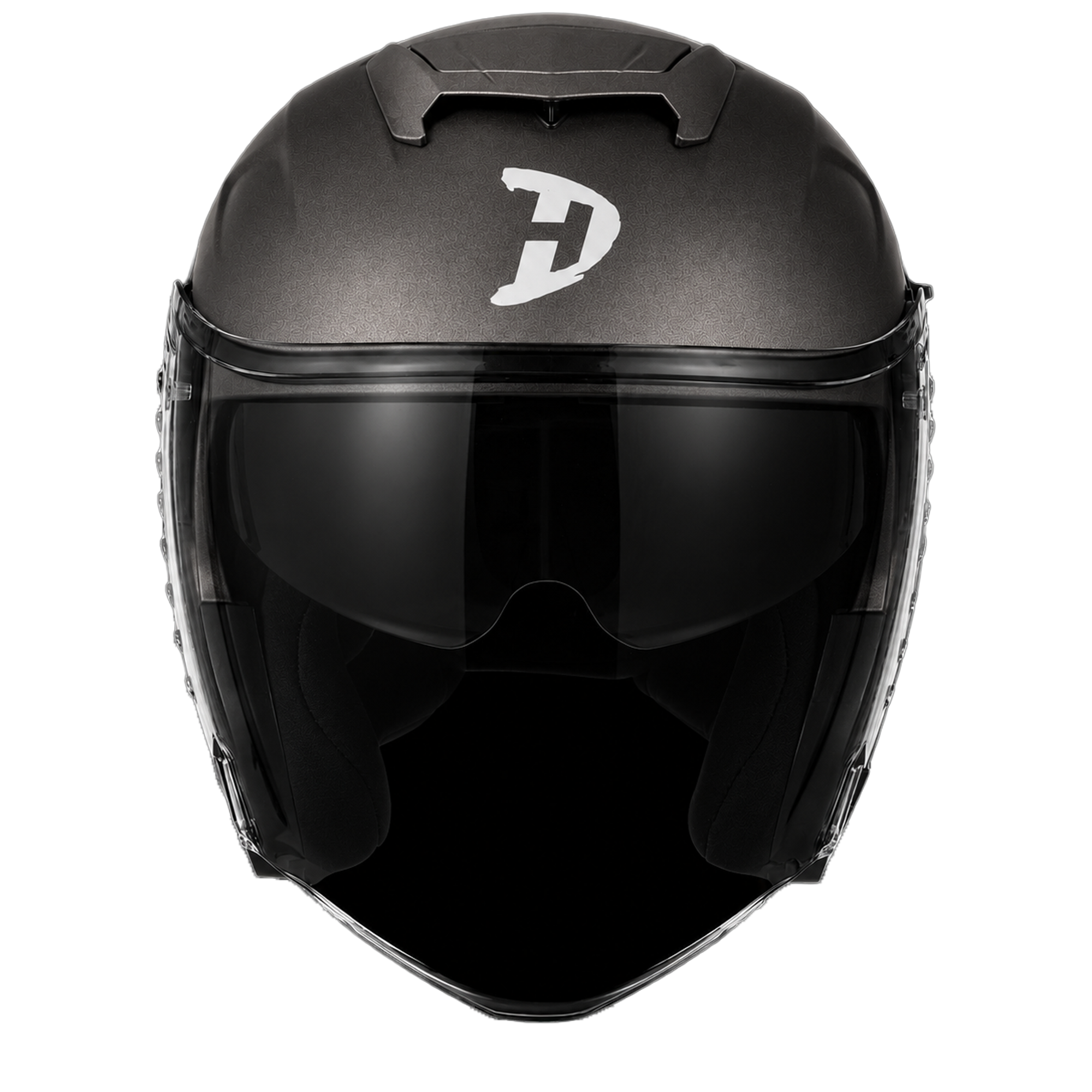 D.O.T. & ECE Daytona Spyder Jet- Gun Metal Grey Dull Metallic