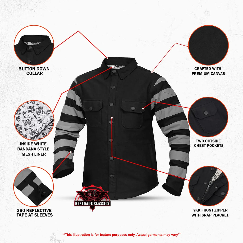 Stripelock Men’s Canvas Shirt