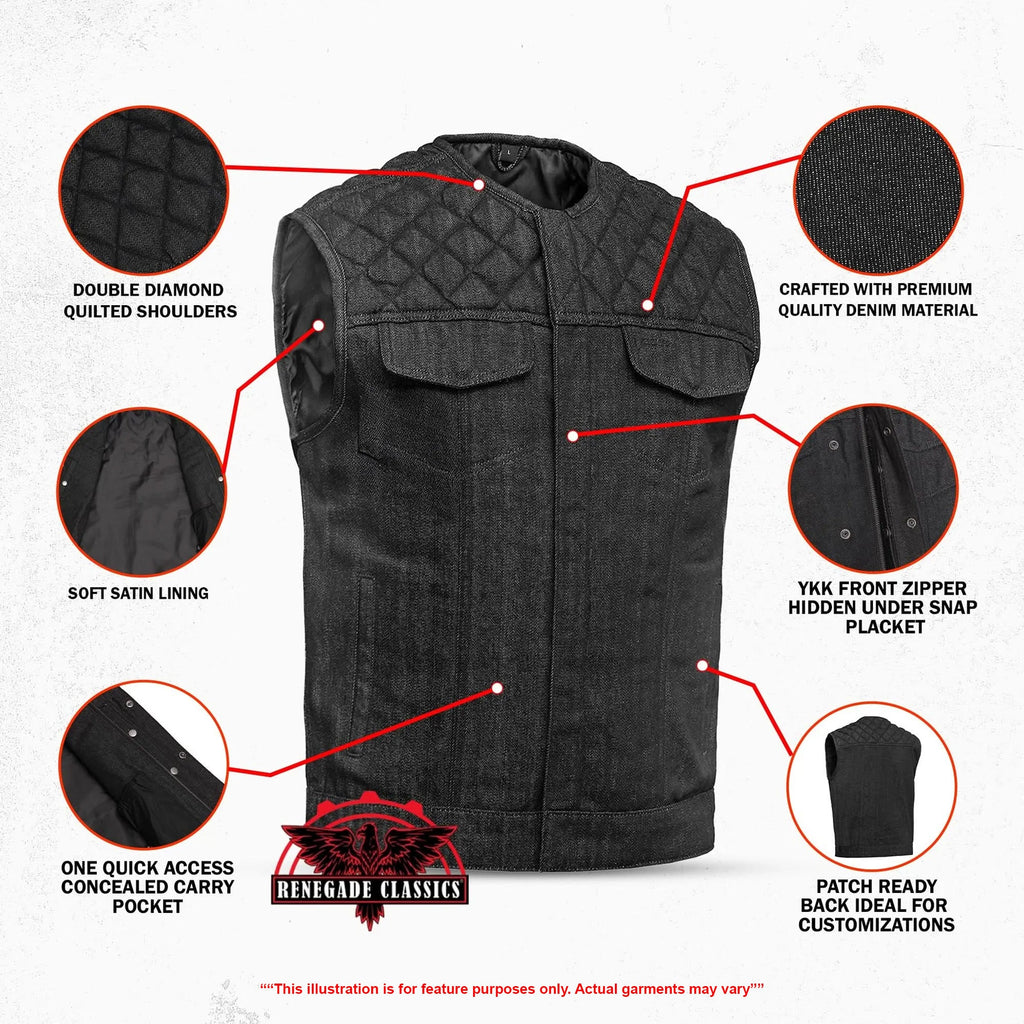 Gallant - Men’s Motorcycle Denim Vest