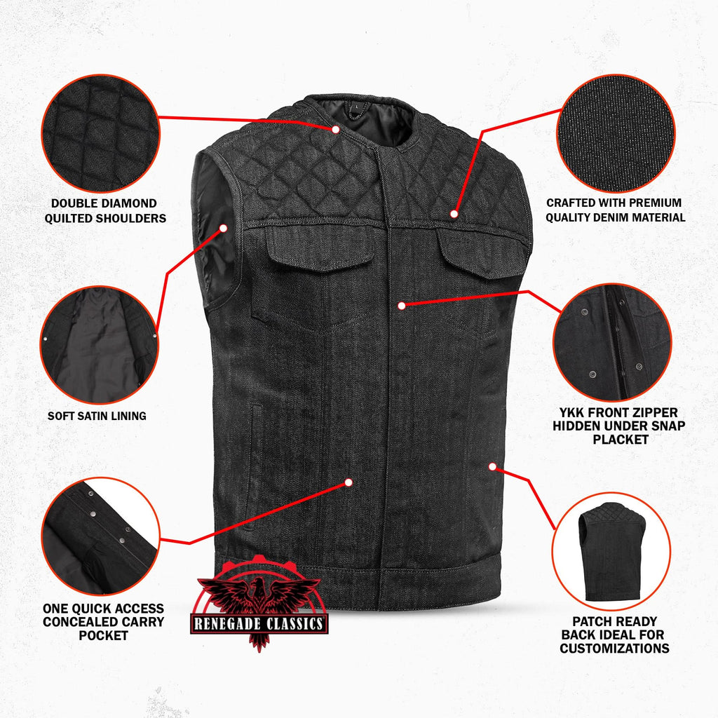 Gallant - Men’s Motorcycle Denim Vest