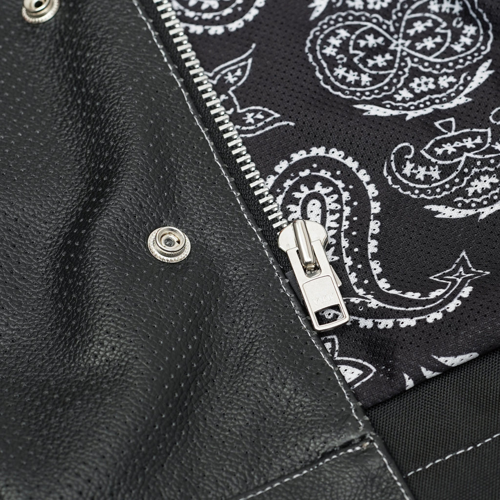 Blaze Lowcut Chrome Phantom Men's Leather Vest