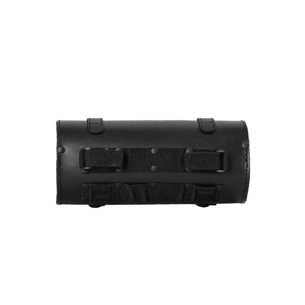 RapidThrottle Premium Large Leather Round Tool Bag