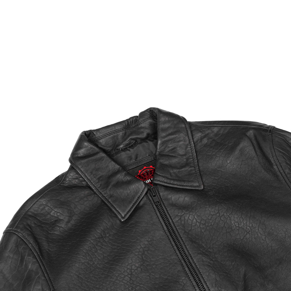 Traveler Men's Fashion Black Leather Jacket
