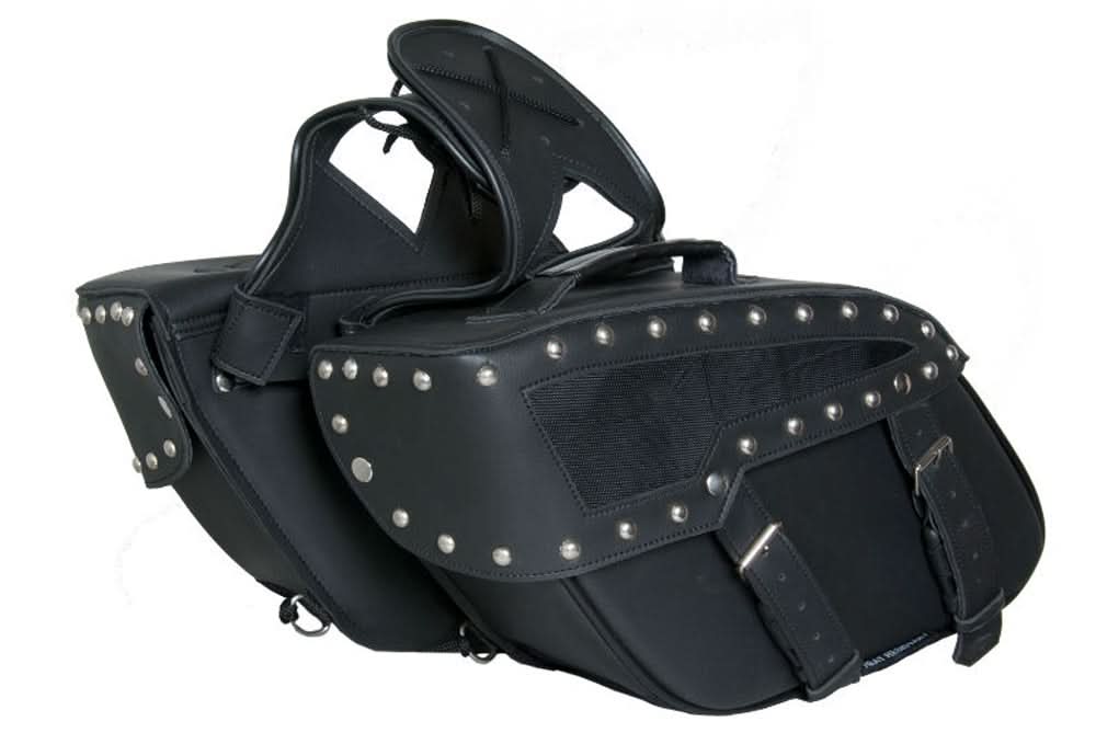 Two Strap Saddle Bag w/ Studs