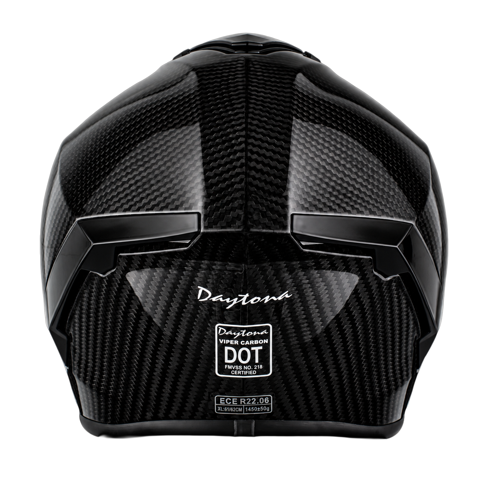 D.O.T. & ECE Daytona Viper- Grey Carbon Fiber