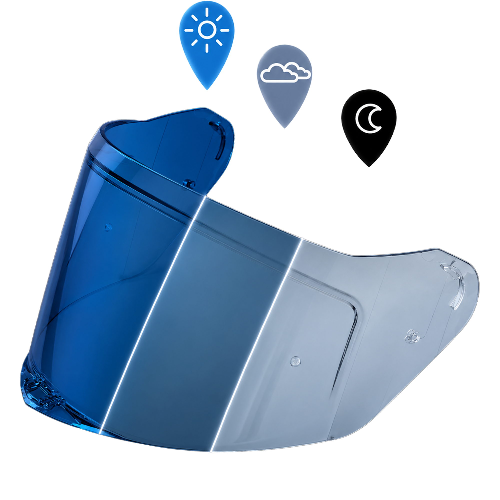 Viper Shield Outer- Photochromic Blue