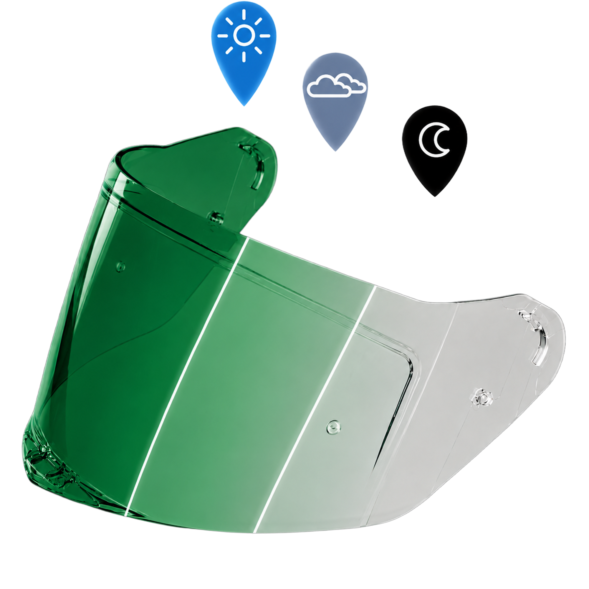 Viper Shield Outer- Photochromic Green