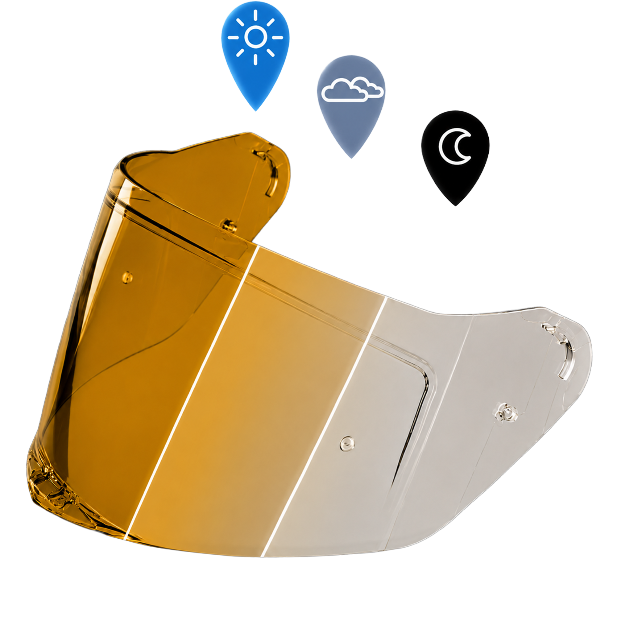 Viper Shield Outer- Photochromic Gold