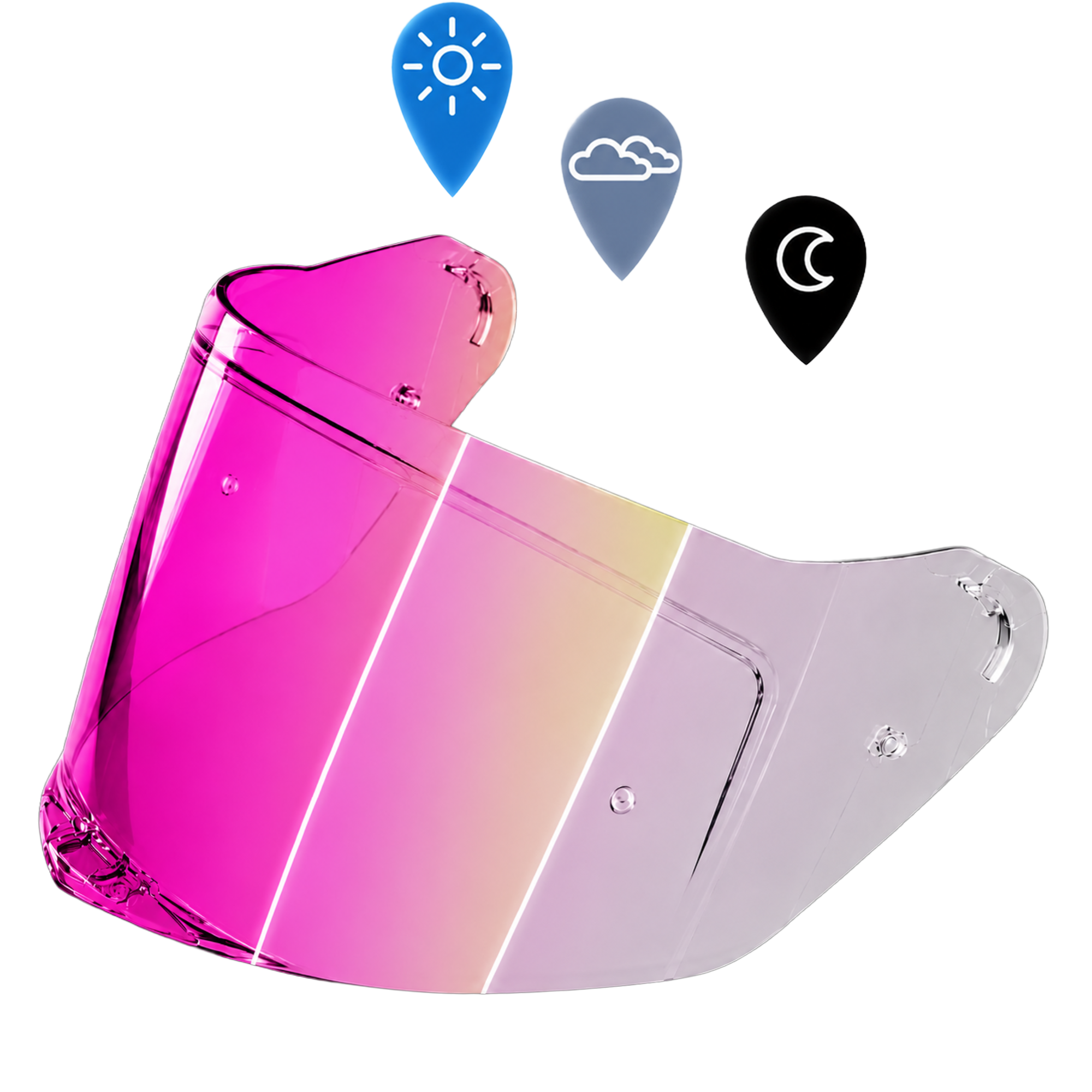 Viper Shield Outer- Photochromic Pink