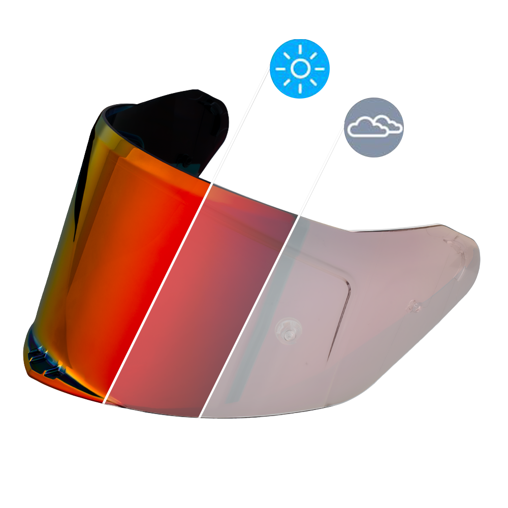 Viper Shield Outer- Photochromic Red