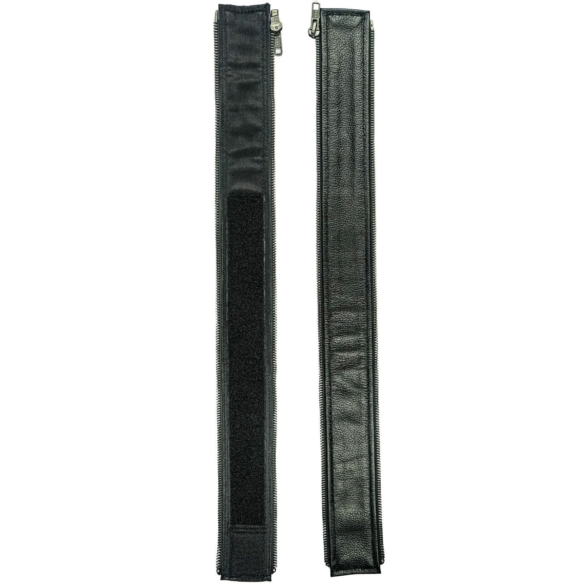 VXP53 Men's Black Universal Vest Expander Panel with Gun Metal Zip # 5 (Single Piece)
