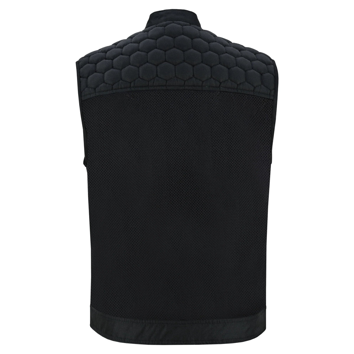 Mesh Heat Men's Black Mesh Textile Vest