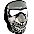 WNFM23 ZAN® Full Mask- Neoprene- Chrome Skull