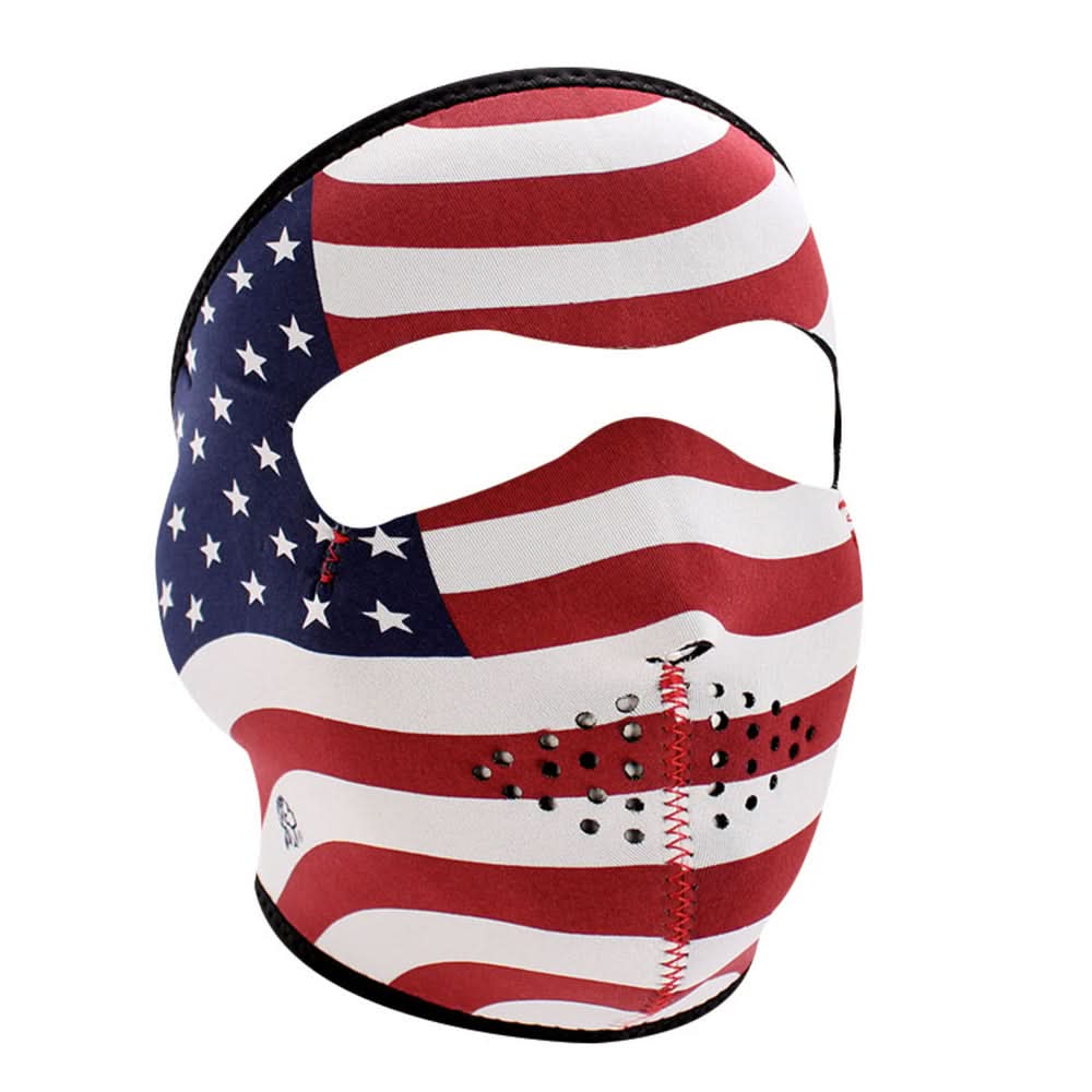 WNFM3 ZAN® Full Mask- Neoprene- Stars and Stripes