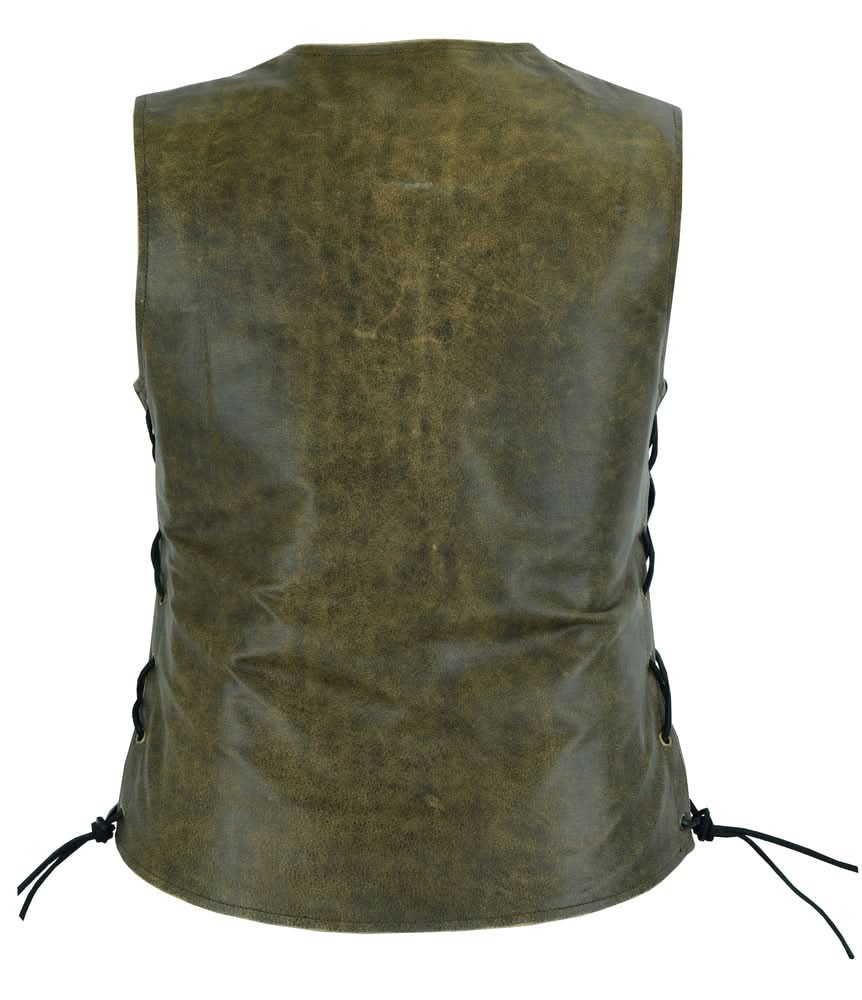 Women's Stylish Longer Body 3/4 Vest - Side Laces - Two T