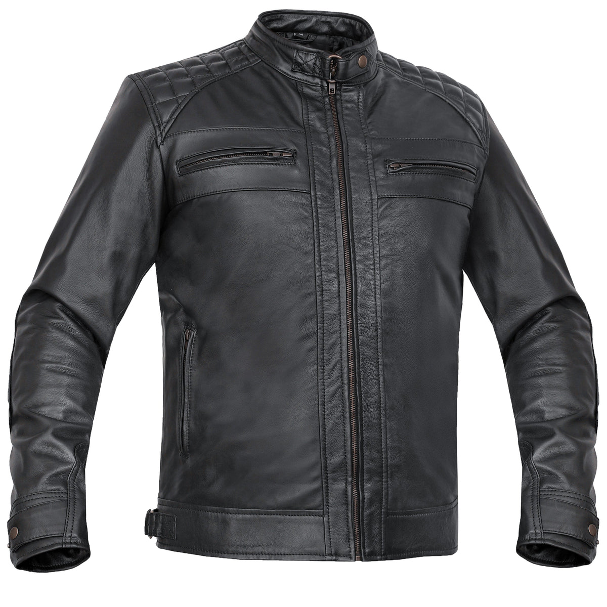 Men's Faux Leather Fashion Jacket