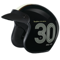 DOT Approved Daytona Cruiser Open Face Motorcycle Helmet - Men, Women & Youth - With Visor & Graphics - W/ Daytona 30th