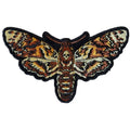 P6335 Small Psycho Moth Patch with Skull