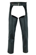 Unisex Basic Coin Pocket Leather Chaps