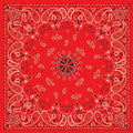 B3- Bandanna Red Paisley