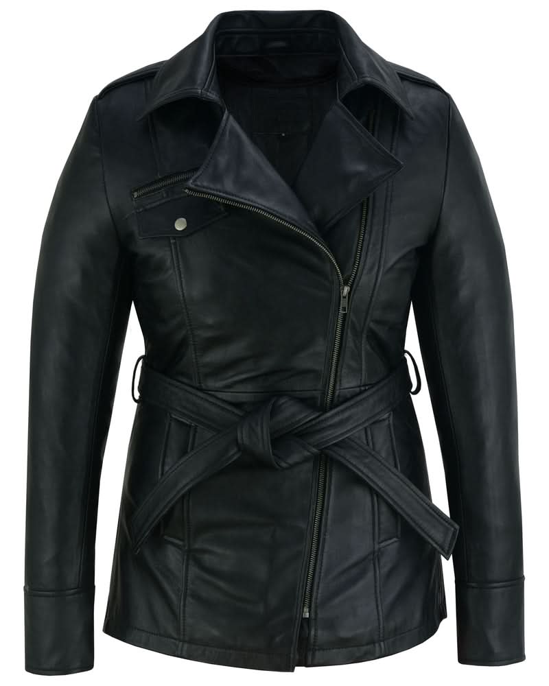 Dark Siren Women's Leather Jacket Black
