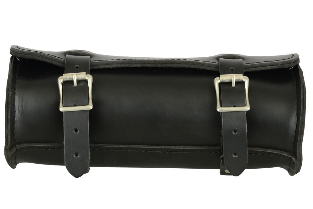 Premium Large Leather Round Tool Bag