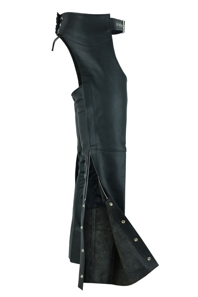 Unisex Basic Coin Pocket Leather Chaps