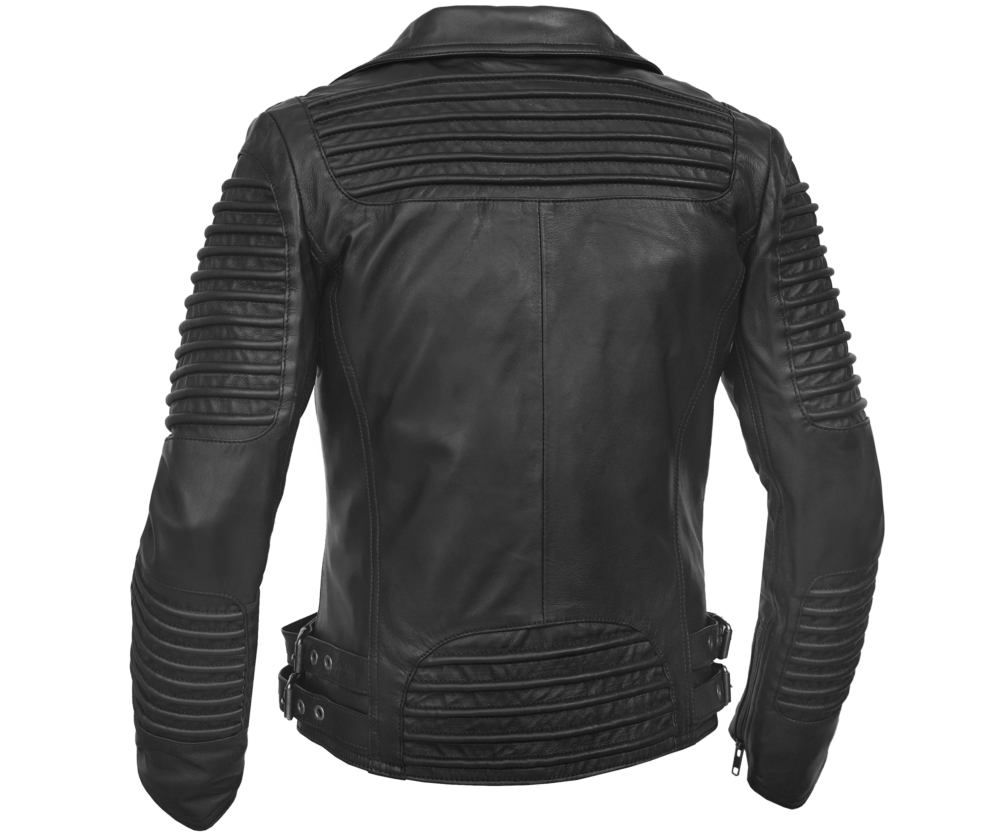 Shadow Queen Women's Black Fashion Leather Jacket